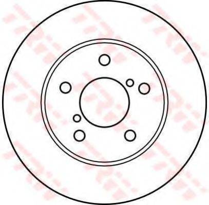 TRW DF4013 гальмівний диск