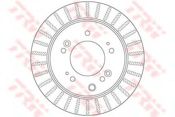 TRW DF6191S гальмівний диск