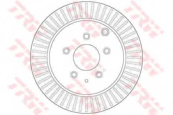TRW DF6385 гальмівний диск