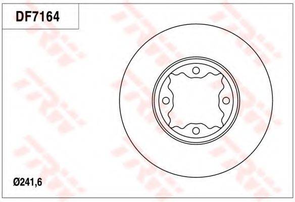 TRW DF7164 гальмівний диск