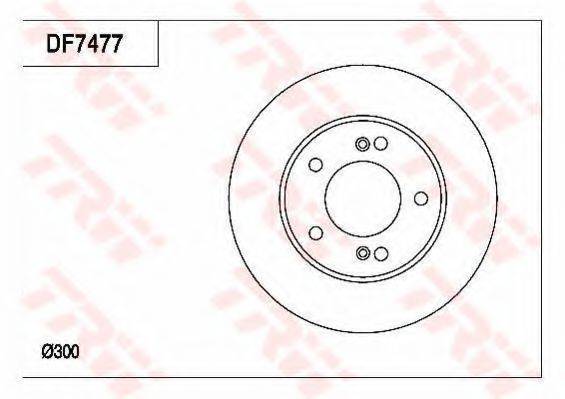 TRW DF7477 гальмівний диск