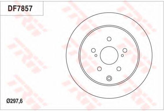 TRW DF7857 гальмівний диск