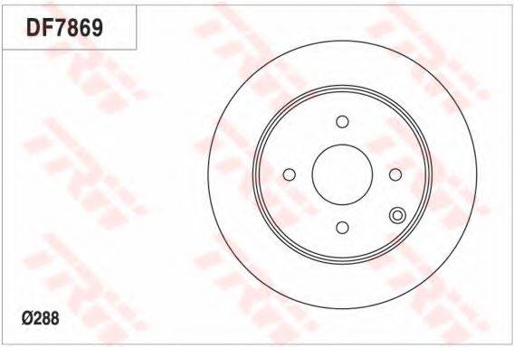 TRW DF7869 гальмівний диск