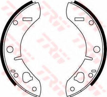 TRW GS8055 Комплект гальмівних колодок