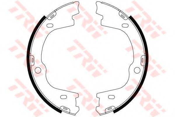 TRW GS8803 Комплект гальмівних колодок, стоянкова гальмівна система