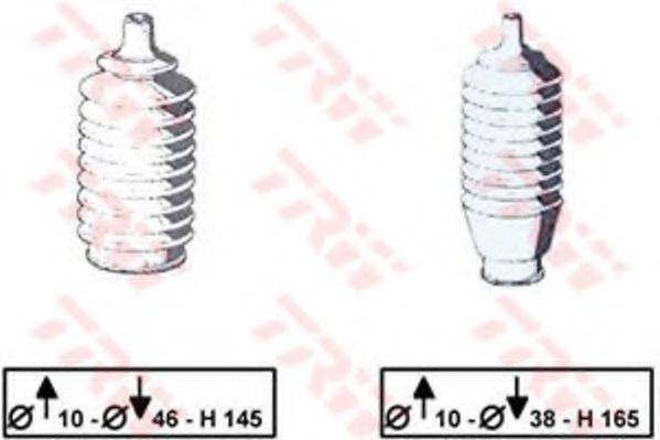 TRW JBE106 Комплект пильника, рульове керування