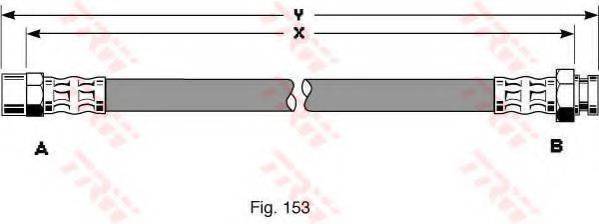 TRW PHA345 Гальмівний шланг