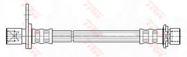 TRW PHA757 Гальмівний шланг