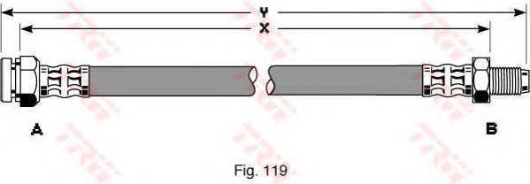 TRW PHB313 Гальмівний шланг