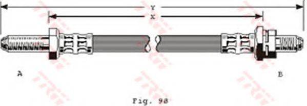 TRW PHC229 Гальмівний шланг