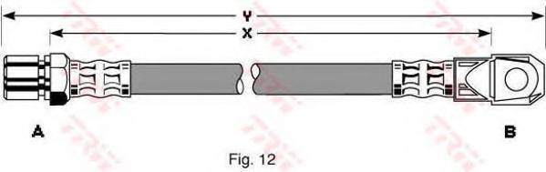 TRW PHD109 Гальмівний шланг