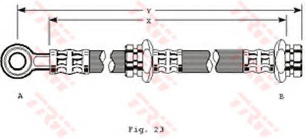 TRW PHD113 Гальмівний шланг