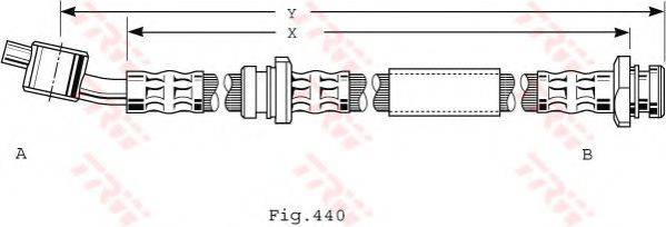 TRW PHD487 Гальмівний шланг