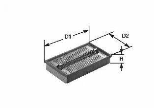 CLEAN FILTERS MA112 Повітряний фільтр