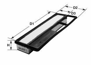 CLEAN FILTERS MA1365 Повітряний фільтр
