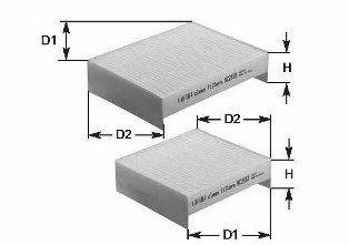 CLEAN FILTERS NC2193CA Фільтр, повітря у внутрішньому просторі