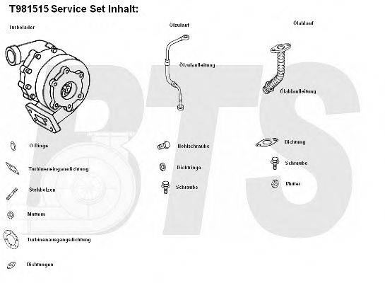 BTS TURBO T981515 Компресор наддув