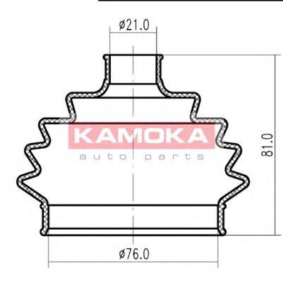 KAMOKA 1146864 Пильовик, приводний вал