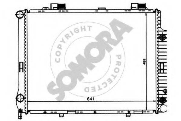 SOMORA 170642 Радіатор, охолодження двигуна