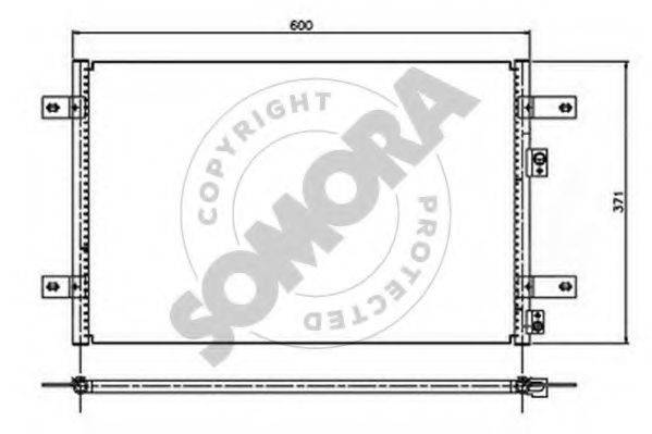 SOMORA 097060 Конденсатор, кондиціонер