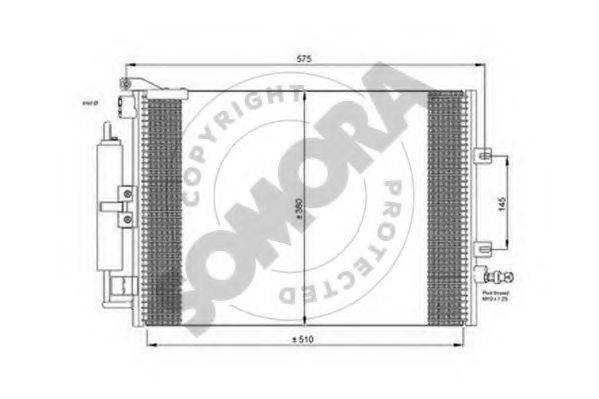 SOMORA 241160A Конденсатор, кондиціонер
