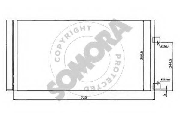 SOMORA 242460 Конденсатор, кондиціонер