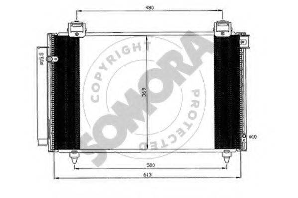 SOMORA 311860A Конденсатор, кондиціонер