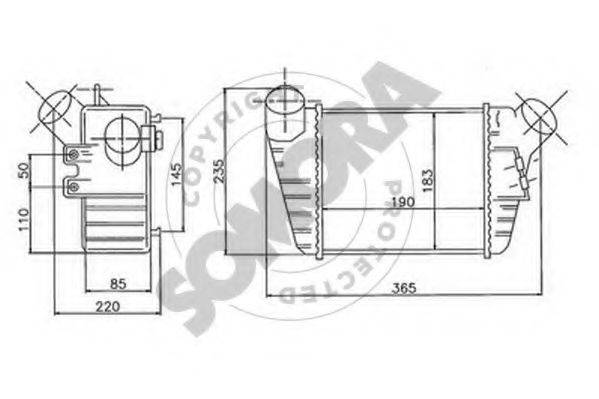 SOMORA 358045 Інтеркулер