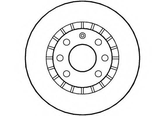 NATIONAL NBD015 гальмівний диск