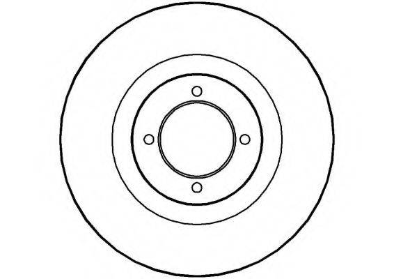 NATIONAL NBD062 гальмівний диск