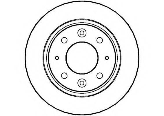NATIONAL NBD1022 гальмівний диск