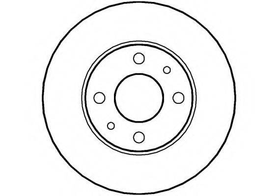 NATIONAL NBD119 гальмівний диск