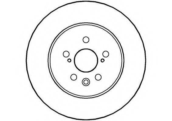 NATIONAL NBD1206 гальмівний диск
