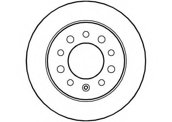 NATIONAL NBD1251 гальмівний диск