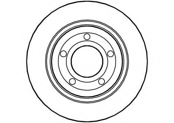 NATIONAL NBD1328 гальмівний диск