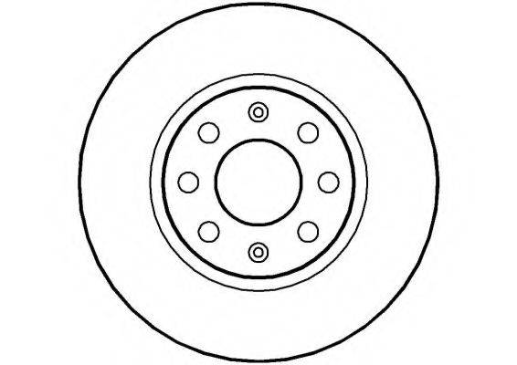 NATIONAL NBD1369 гальмівний диск