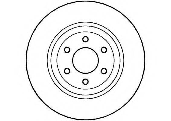 NATIONAL NBD1410 гальмівний диск