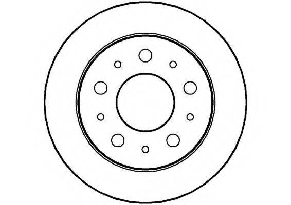 NATIONAL NBD1442 гальмівний диск