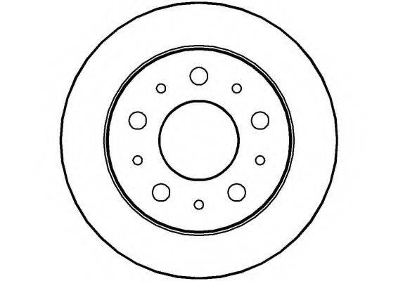 NATIONAL NBD1443 гальмівний диск