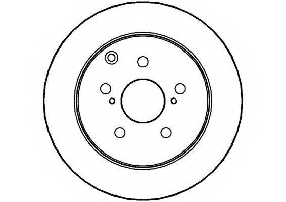NATIONAL NBD1454 гальмівний диск