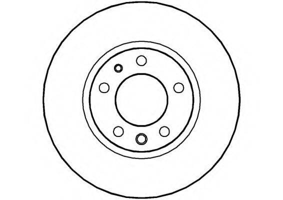 NATIONAL NBD155 гальмівний диск