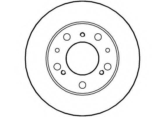 NATIONAL NBD181 гальмівний диск