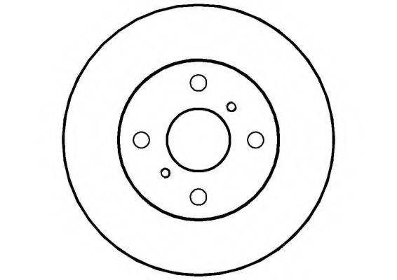 NATIONAL NBD267 гальмівний диск