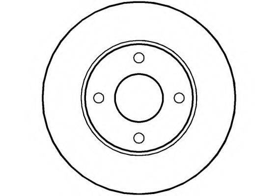 NATIONAL NBD313 гальмівний диск