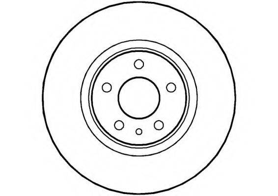 NATIONAL NBD411 гальмівний диск