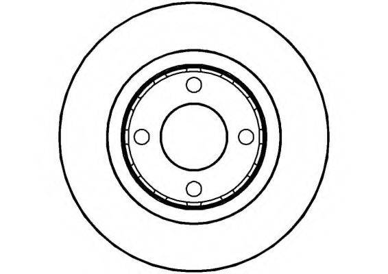 NATIONAL NBD504 гальмівний диск