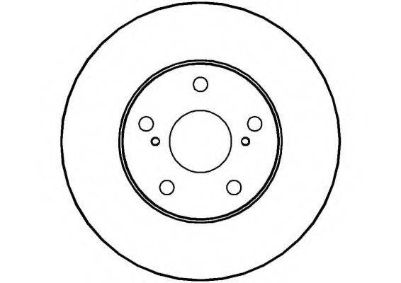 NATIONAL NBD561 гальмівний диск