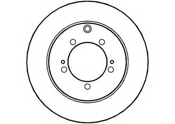 NATIONAL NBD706 гальмівний диск
