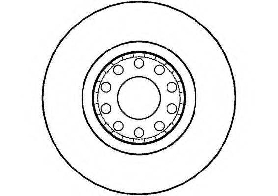 NATIONAL NBD713 гальмівний диск
