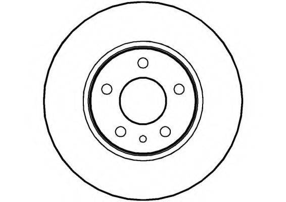 NATIONAL NBD775 гальмівний диск